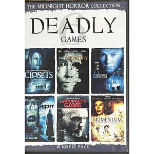 Midnight Horror Collection: Deadly Games (DVD, 2011, 6 Films - 2 Discs) Like New